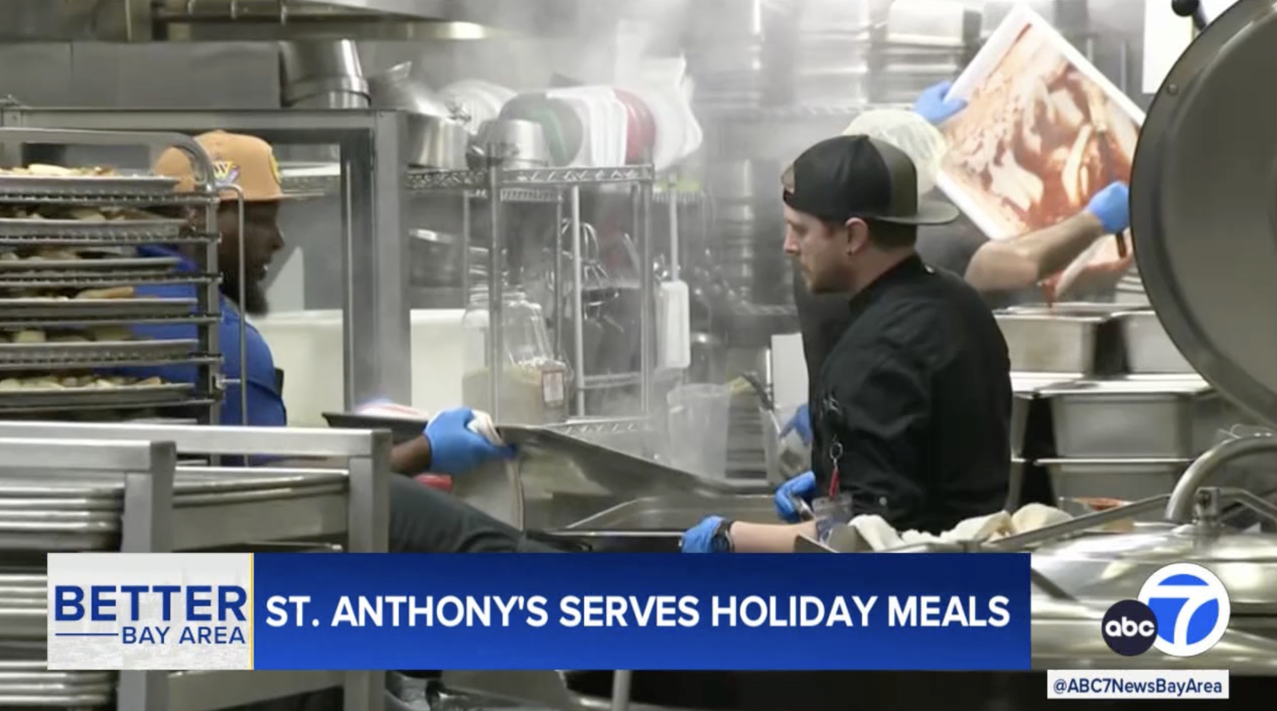 ABC7 News: St. Anthony’s Serves Holiday Meals