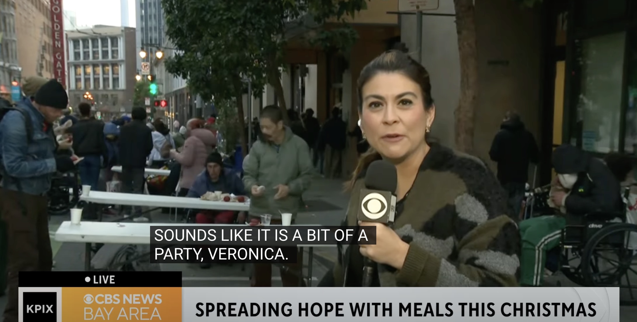 CBS News Bay Area: St. Anthony’s Spreads Hope with Holiday Meals