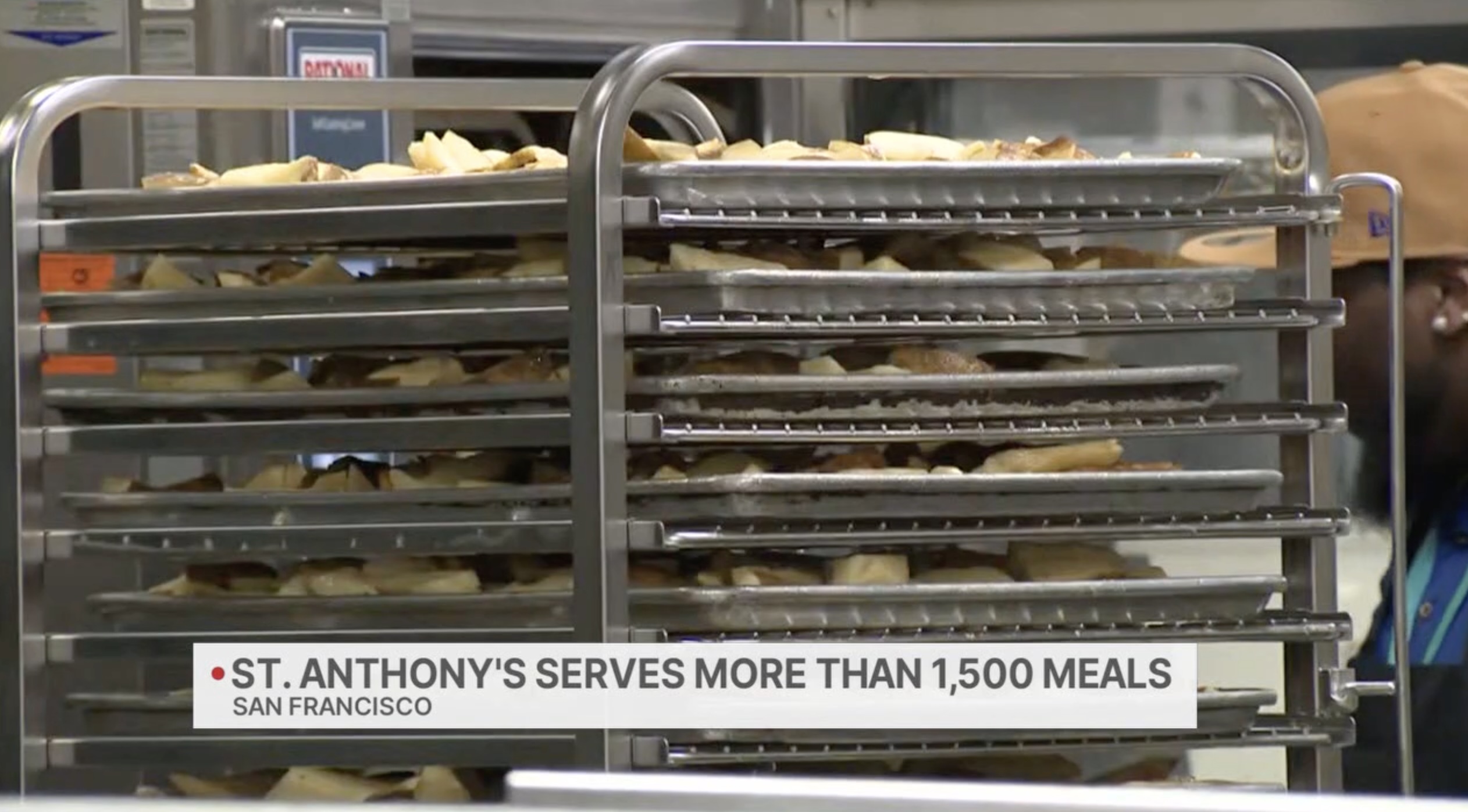 KRON4 News: St. Anthony’s Serves Over 1,500 Christmas Meals