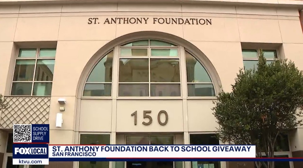 KTVU Fox 2 News: St. Anthony’s Back to School Giveaway