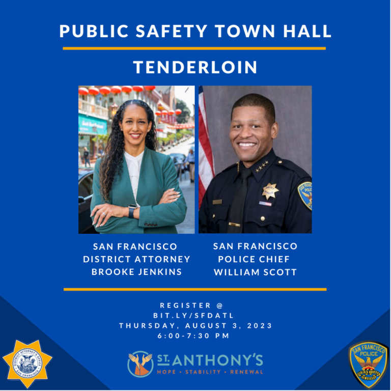 St. Anthony Foundation To Host Tenderloin Public Safety Town Hall - St ...